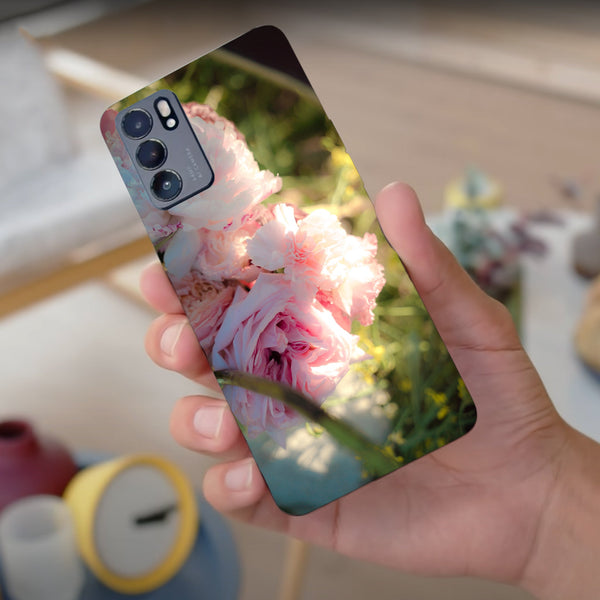 Husa compatibila cu Oppo Reno 5 4G model PEONY PINK, Silicon, TPU, Viceversa