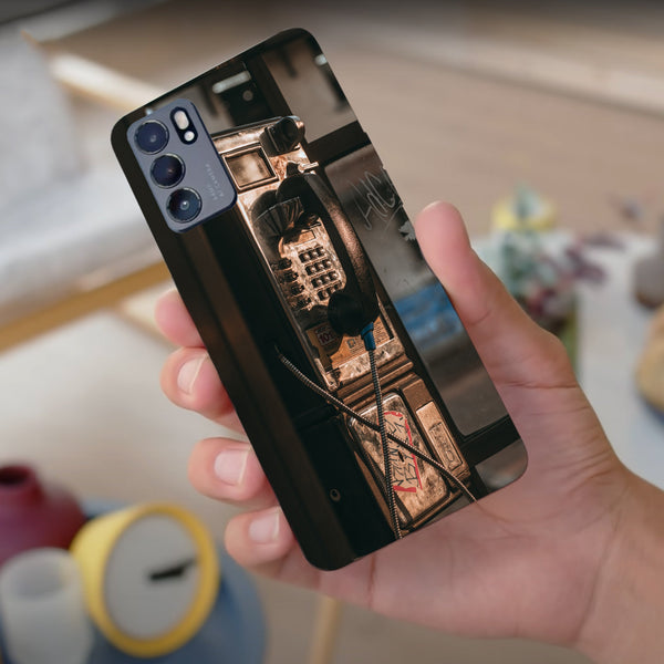 Husa compatibila cu Oppo Reno 5 4G model Phone booth, Silicon, TPU, Viceversa