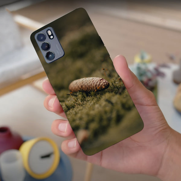 Husa compatibila cu Oppo Reno 5 4G model Pine cone, Silicon, TPU, Viceversa