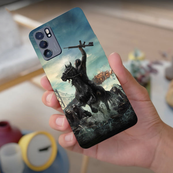 Husa compatibila cu Oppo Reno 5 4G model Planet of the Apes, Silicon, TPU, Viceversa