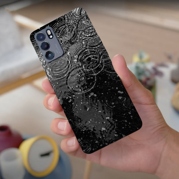 Husa compatibila cu Oppo Reno 5 4G model Rain drops, Silicon, TPU, Viceversa