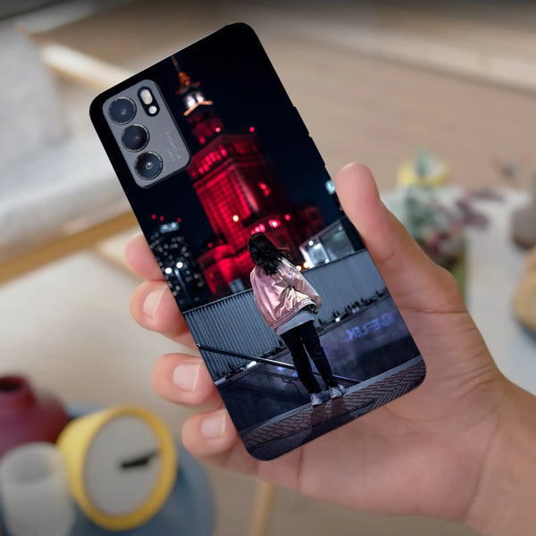 Husa compatibila cu Oppo Reno 4Z model Red city lights, Silicon, TPU, Viceversa - Viceversa