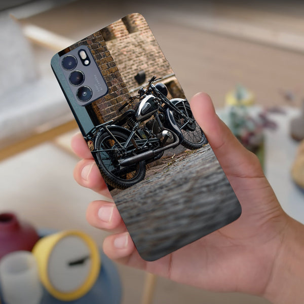Husa compatibila cu Oppo Reno 5 4G model Retro motorbike, Silicon, TPU, Viceversa