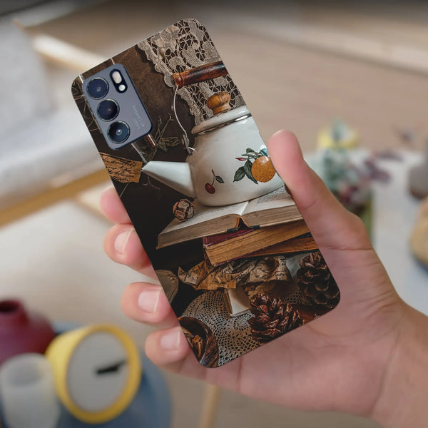 Husa compatibila cu Oppo Find X2 Pro model Retro tea cup, Silicon, TPU, Viceversa - Viceversa