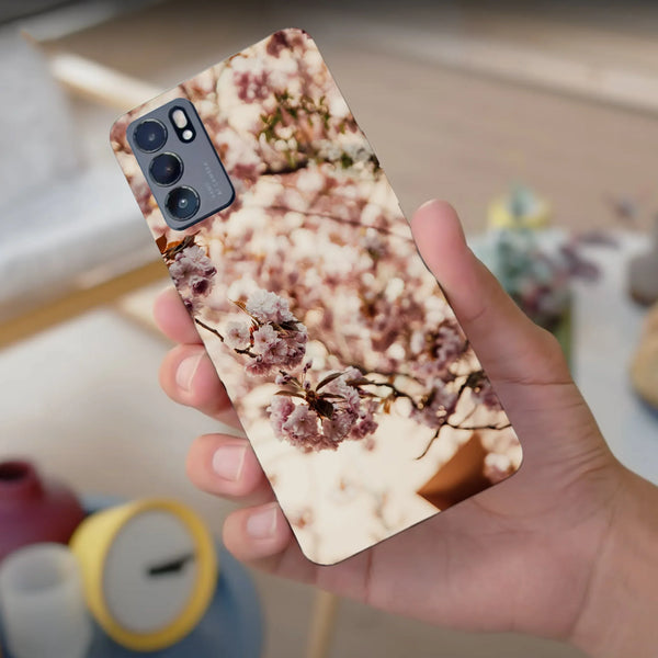 Husa compatibila cu Oppo Reno 4Z model Sakara Cheery Blossoms, Silicon, TPU, Viceversa - Viceversa