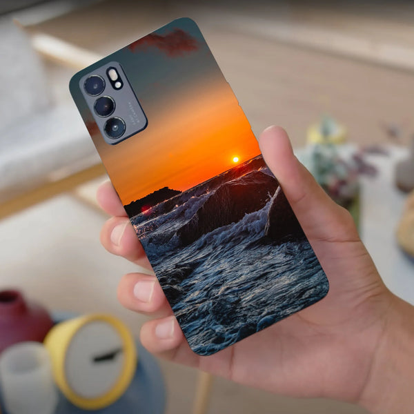 Husa compatibila cu Oppo Reno 4Z model Sea at the dawn, Silicon, TPU, Viceversa - Viceversa