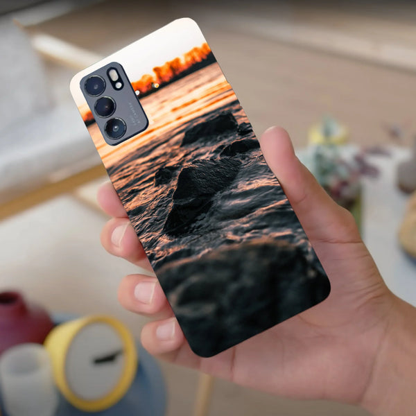 Husa compatibila cu Oppo Find X2 Pro model Sea shore, Silicon, TPU, Viceversa - Viceversa