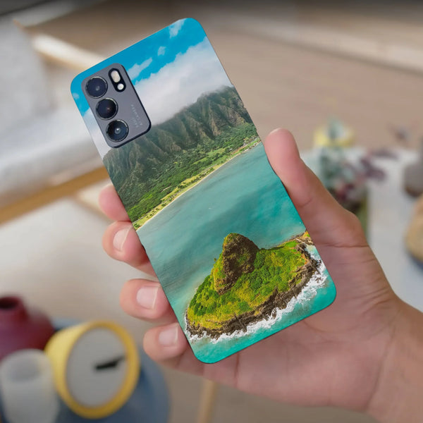 Husa compatibila cu Oppo Find X2 Pro model Small island, Silicon, TPU, Viceversa - Viceversa