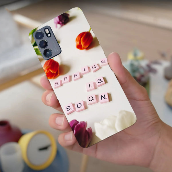 Husa compatibila cu Oppo Reno 4Z model Spring is soon, Silicon, TPU, Viceversa - Viceversa