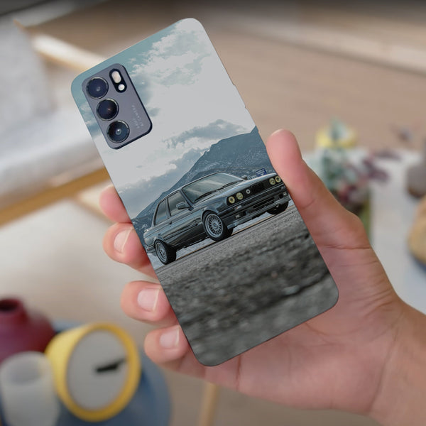 Husa compatibila cu Oppo Reno 5 4G model BMW E30 , Silicon, TPU, Viceversa
