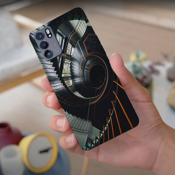 Husa compatibila cu Oppo Find X2 Pro model Stairways to hell, Silicon, TPU, Viceversa - Viceversa