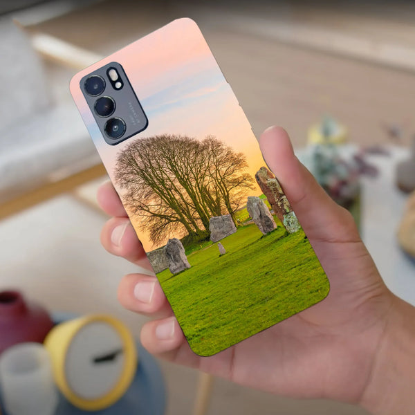 Husa compatibila cu Oppo Reno 4Z model Stonehenge, Silicon, TPU, Viceversa - Viceversa