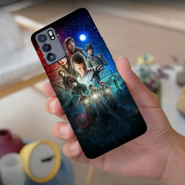 Husa compatibila cu Oppo Reno 4Z model Stranger Things The Massacre at Hawkins Lab, Silicon, TPU, Viceversa - Viceversa