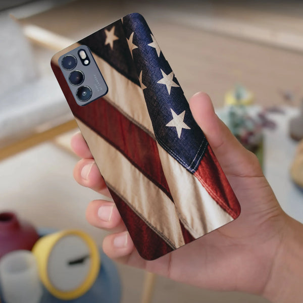 Husa compatibila cu Oppo Reno 4Z model United states Flag, Silicon, TPU, Viceversa - Viceversa