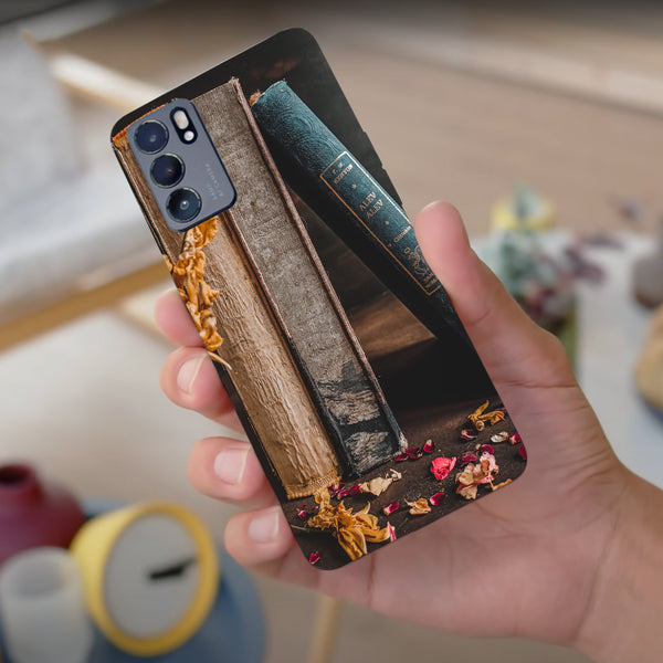 Husa compatibila cu Oppo Reno 5 4G model Book worm, Silicon, TPU, Viceversa