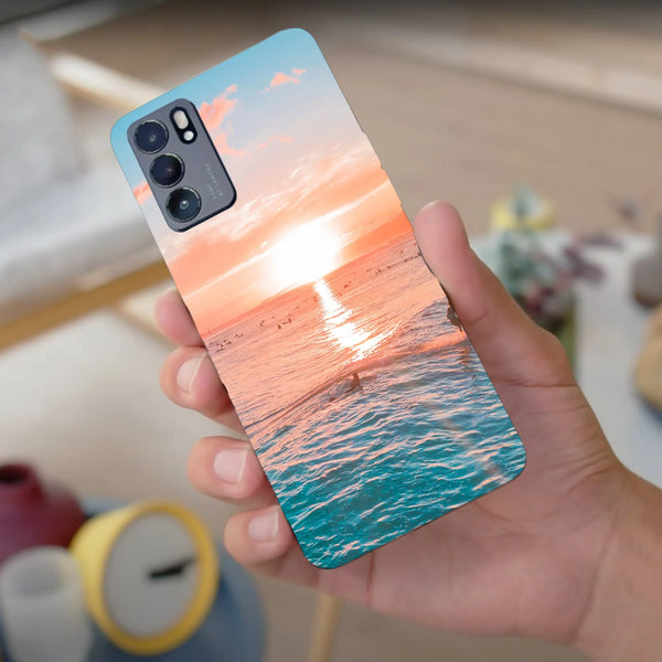 Husa compatibila cu Oppo Find X2 Pro model Surfing at sunset, Silicon, TPU, Viceversa - Viceversa