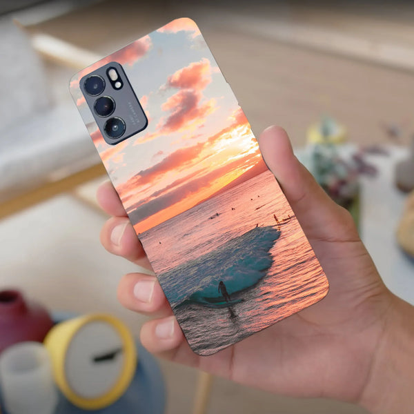 Husa compatibila cu Oppo Reno 4Z model Surfing beach, Silicon, TPU, Viceversa - Viceversa
