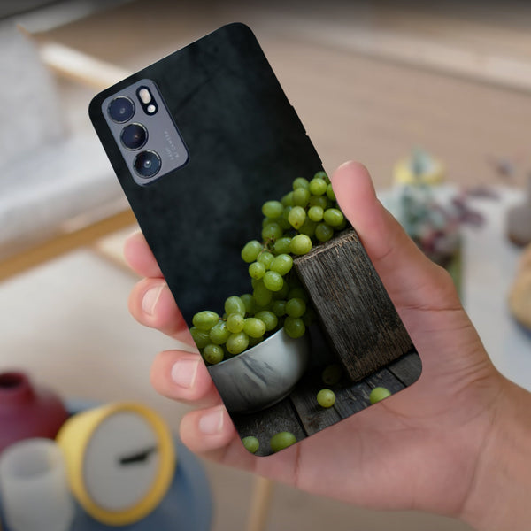 Husa compatibila cu Oppo Reno 5 4G model Bowl of grapes, Silicon, TPU, Viceversa