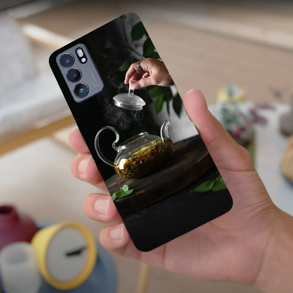 Husa compatibila cu Oppo Find X2 Pro model Tea time, Silicon, TPU, Viceversa - Viceversa