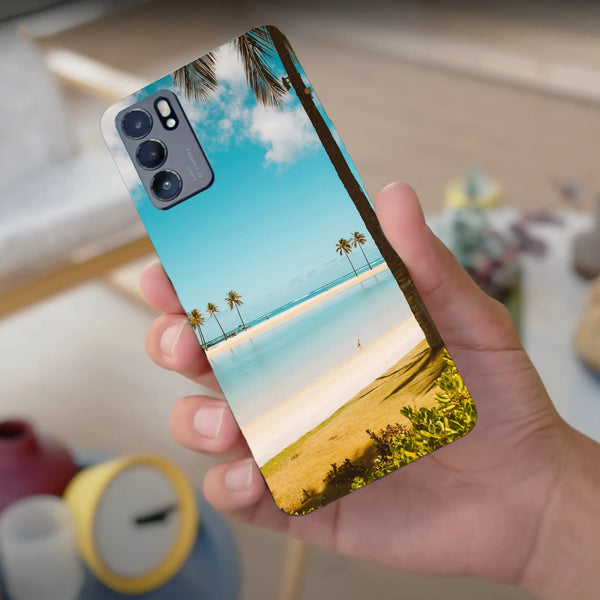 Husa compatibila cu Oppo Find X2 Pro model Tropical Island, Silicon, TPU, Viceversa - Viceversa