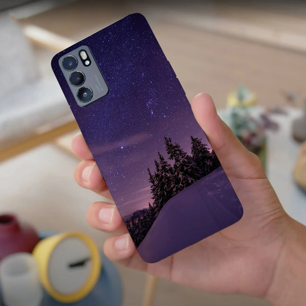 Husa compatibila cu Oppo Find X2 Pro model Winter Sky Lights, Silicon, TPU, Viceversa - Viceversa