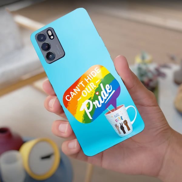 Husa compatibila cu Oppo Reno 5 4G model Can't hide our pride, Silicon, TPU, Viceversa