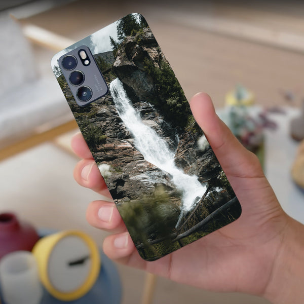 Husa compatibila cu Oppo Reno 5 4G model Cascata del Rutor, Silicon, TPU, Viceversa