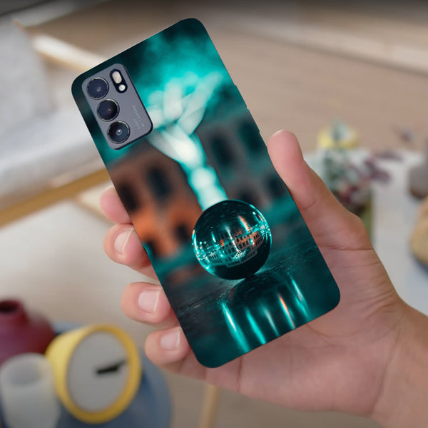 Husa compatibila cu Oppo Reno 5 4G model Crystal ball, Silicon, TPU, Viceversa