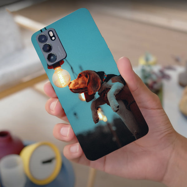 Husa compatibila cu Oppo Reno 5 4G model Curious dog, Silicon, TPU, Viceversa