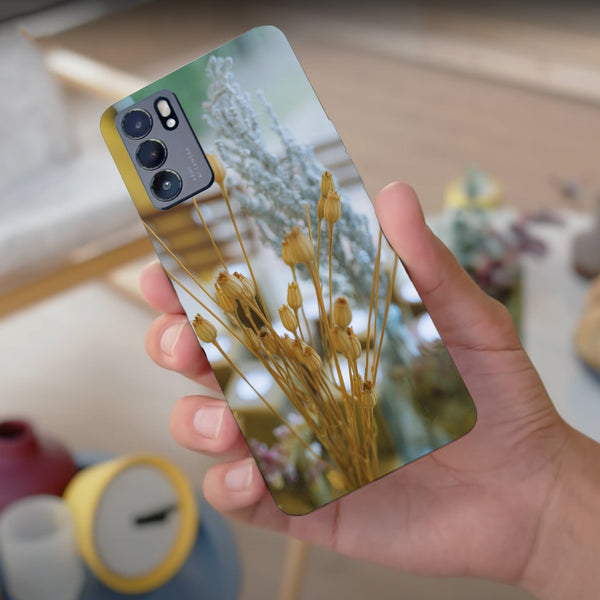 Husa compatibila cu Oppo Reno 5 4G model decaying flowers, Silicon, TPU, Viceversa