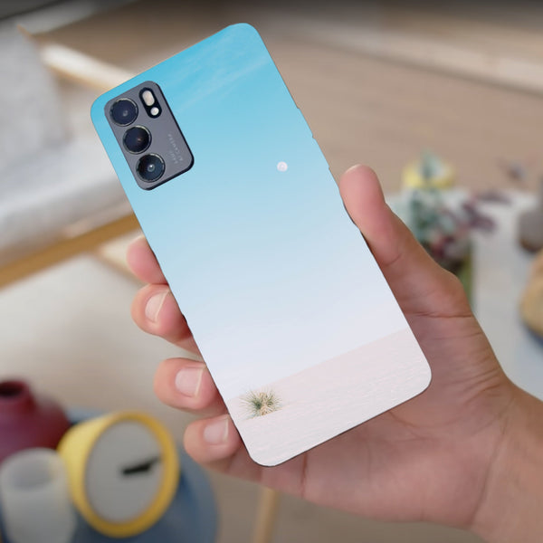 Husa compatibila cu Oppo Reno 5 4G model Dessert Moon, Silicon, TPU, Viceversa