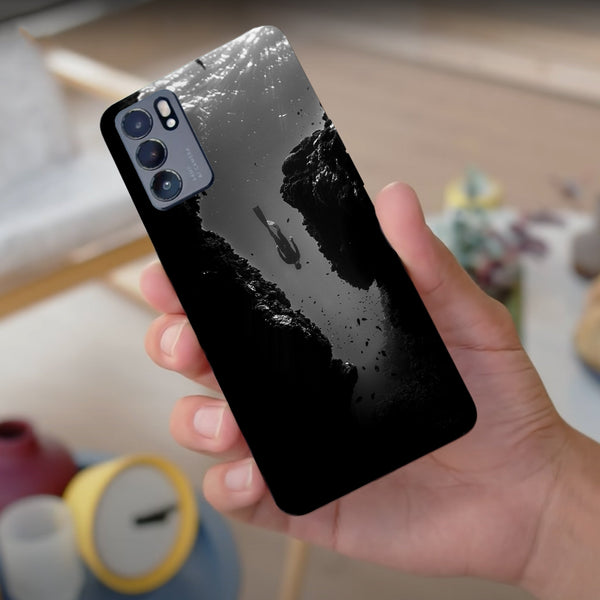 Husa compatibila cu Oppo Reno 5 4G model Diving, Silicon, TPU, Viceversa