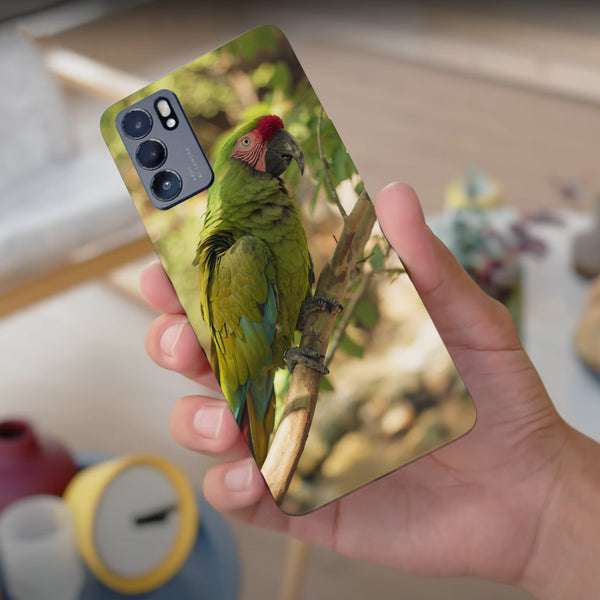Husa compatibila cu Oppo Reno 5 4G model Exotic Macaw, Silicon, TPU, Viceversa