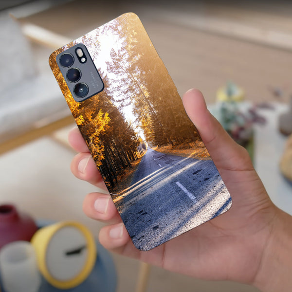 Husa compatibila cu Oppo Reno 5 4G model Fall road, Silicon, TPU, Viceversa