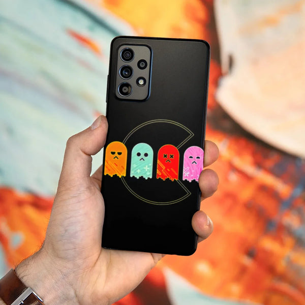 Husa compatibila cu Samsung Galaxy A53 5G model Pacman, Silicon, TPU, Viceversa - Viceversa