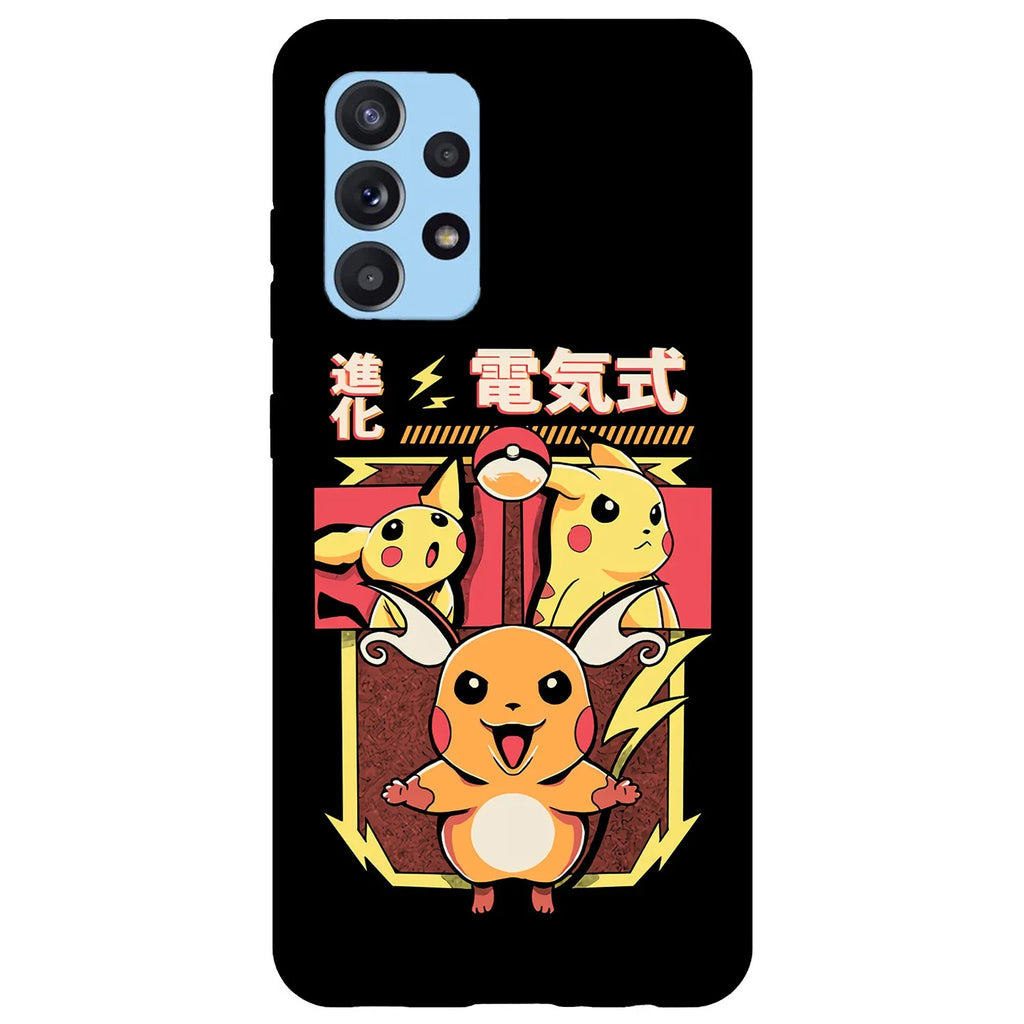 Husa compatibila cu Samsung Galaxy A53 5G model Pikachiu evolution, Silicon, TPU, Viceversa - Viceversa