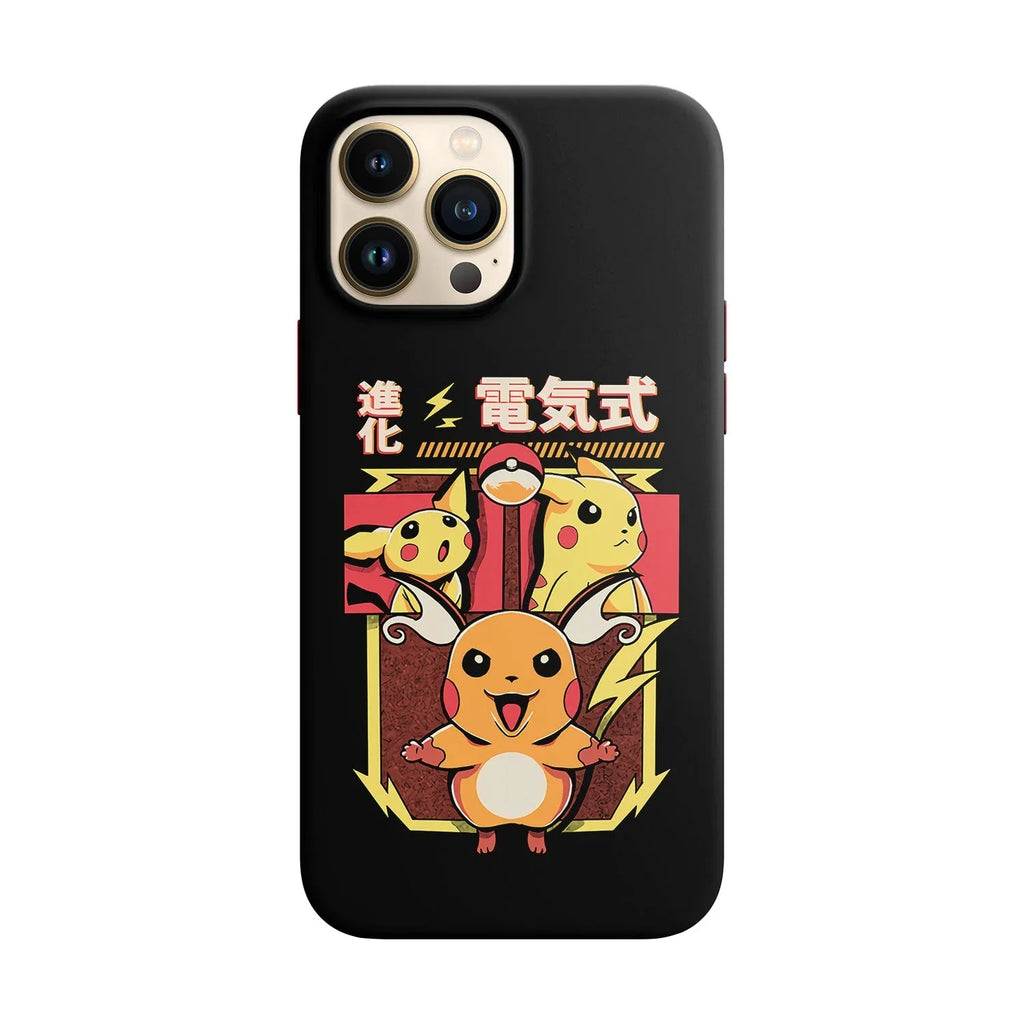 Husa compatibila cu Apple iPhone 11 model Pikachiu evolution, Silicon, TPU, Viceversa - Viceversa