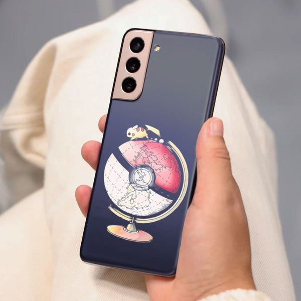 Husa compatibila cu Samsung Galaxy S21 FE model Pokeglobe, Silicon, TPU, Viceversa