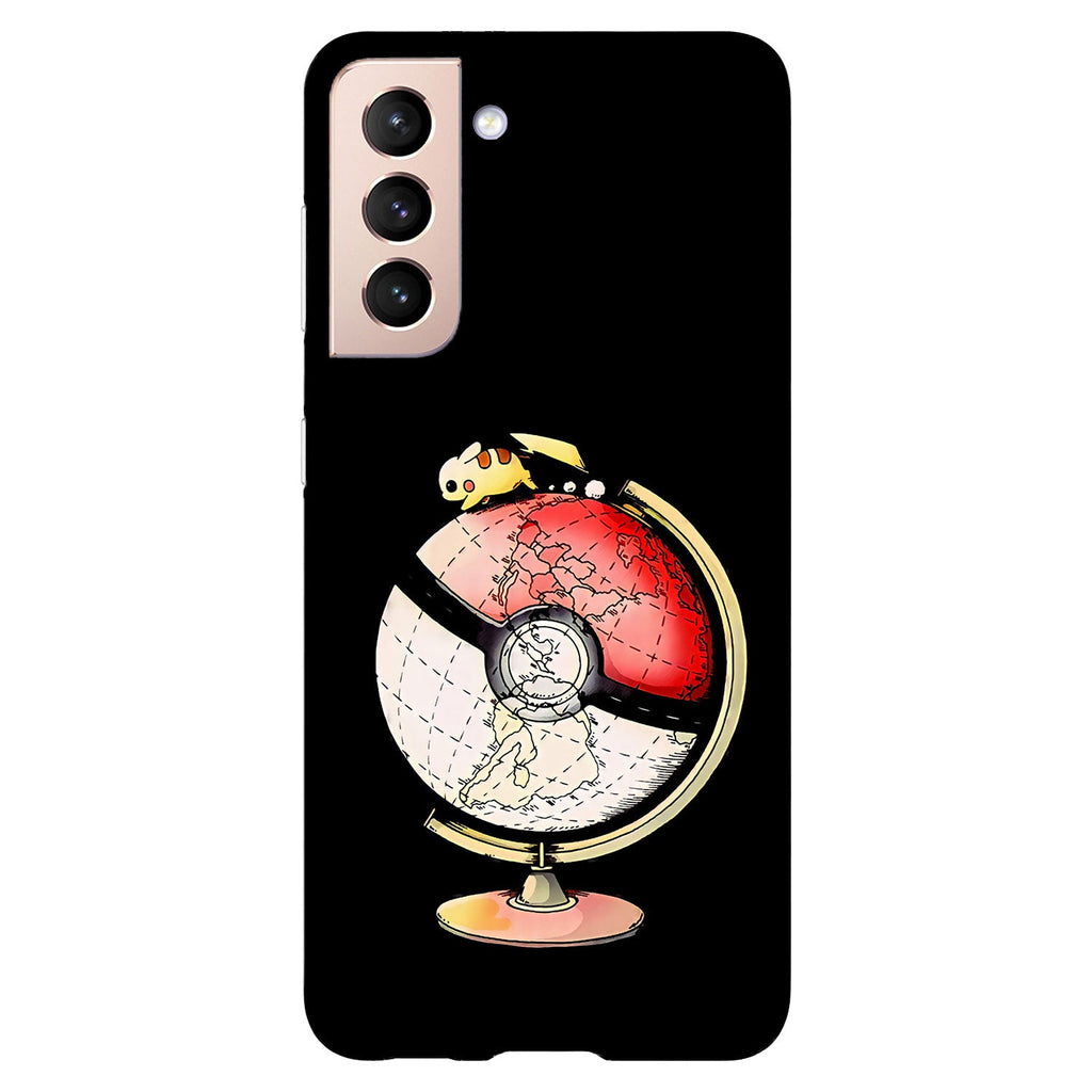 Husa compatibila cu Samsung Galaxy S21 FE model Pokeglobe, Silicon, TPU, Viceversa