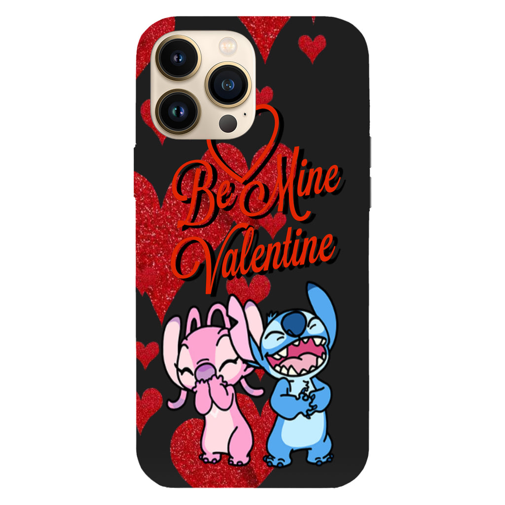 Husa model Angel and Stitch be mine Valentines