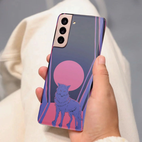 Husa compatibila cu Samsung Galaxy S20 Ultra model Red moon wolf, Silicon, TPU, Viceversa - Viceversa