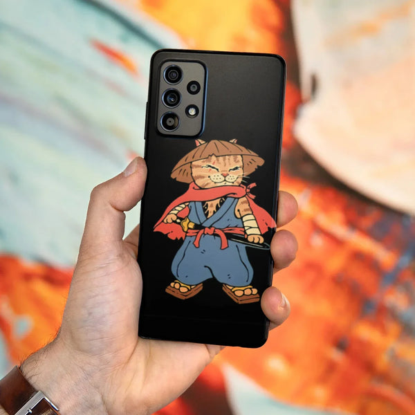 Husa compatibila cu Samsung Galaxy A53 5G model Ronin Catana Cat, Silicon, TPU, Viceversa - Viceversa