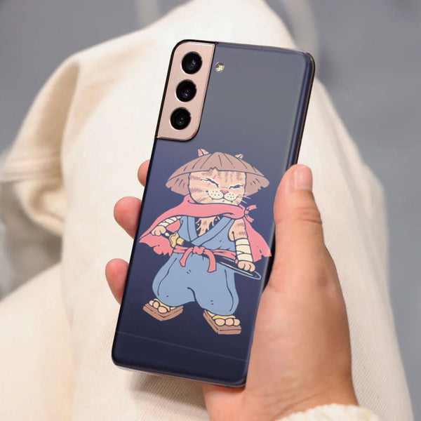 Husa compatibila cu Samsung Galaxy S21 FE model Ronin Catana Cat, Silicon, TPU, Viceversa