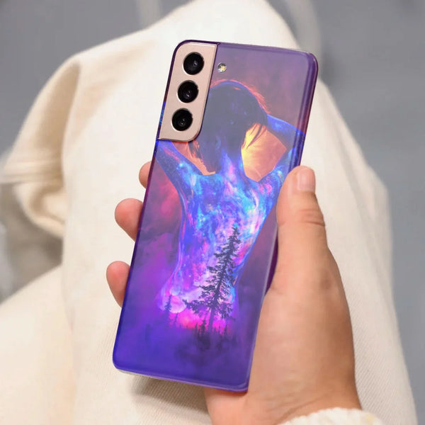 Husa compatibila cu Samsung Galaxy S20 Ultra model Space girl, Silicon, TPU, Viceversa - Viceversa