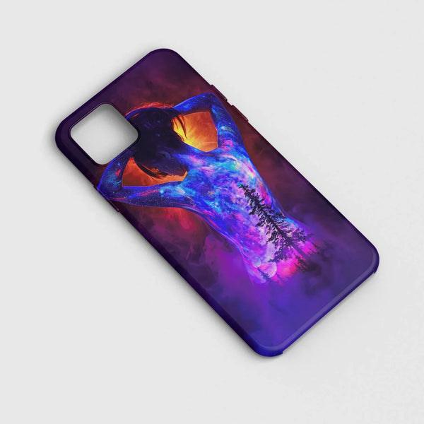 Husa compatibila cu Apple iPhone 11 Pro Max model Space girl,Silicon, Tpu, Viceversa - Viceversa