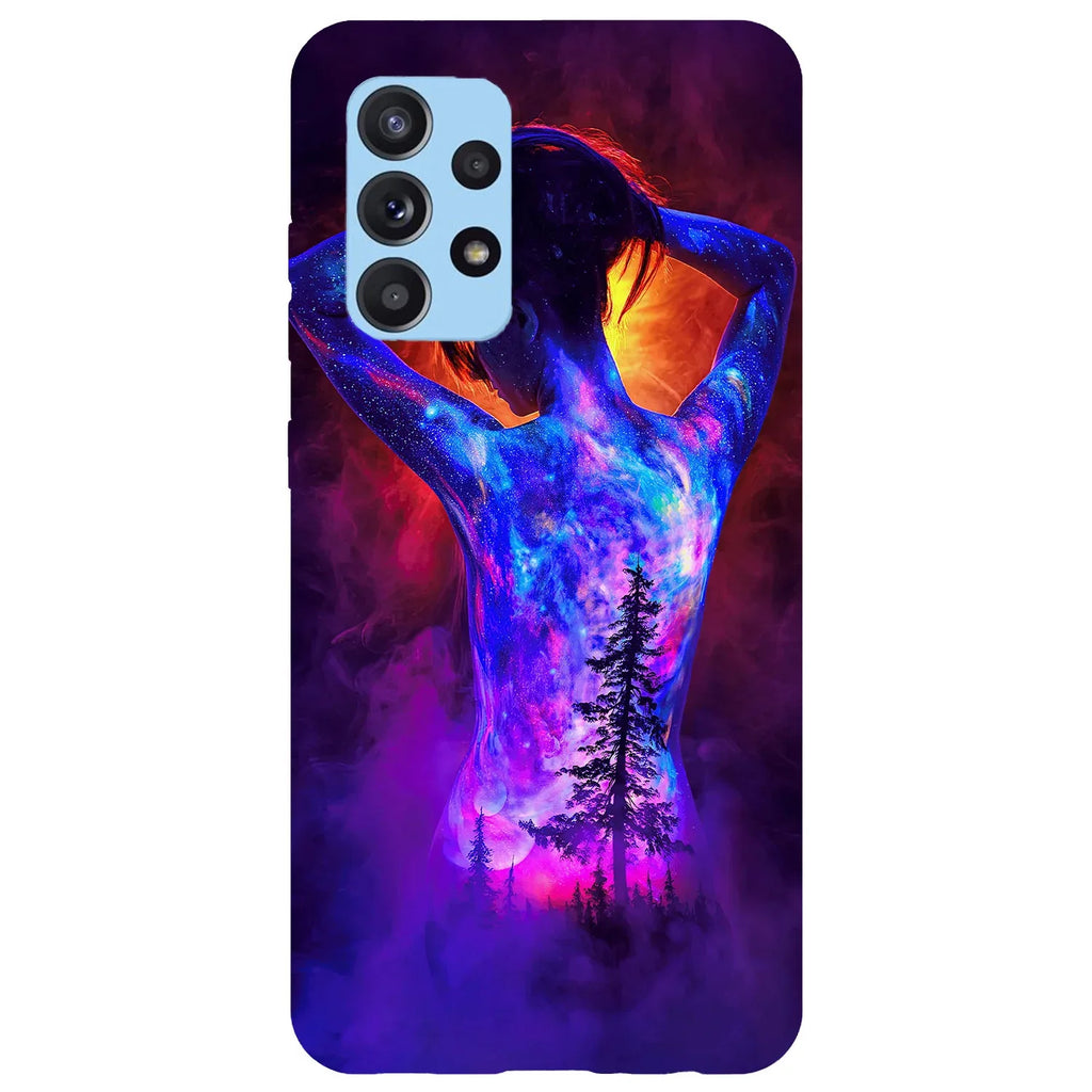 Husa compatibila cu Samsung Galaxy A53 5G model Space girl, Silicon, TPU, Viceversa - Viceversa