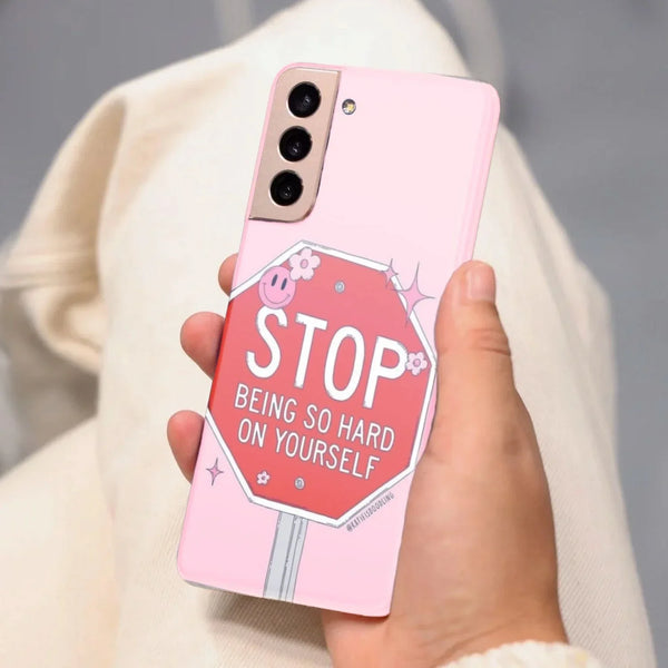 Husa Samsung Galaxy S22 Plus model Stop being so hard on yourself, Silicon, TPU, Viceversa - Viceversa