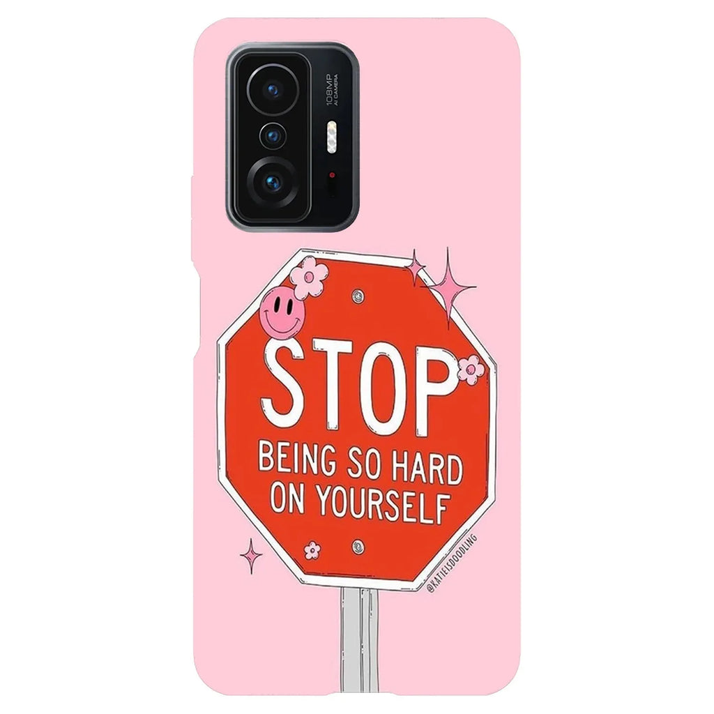 Husa compatibila cu Poco M3 Pro model Stop being so hard on yourself, Silicon, TPU, Viceversa - Viceversa
