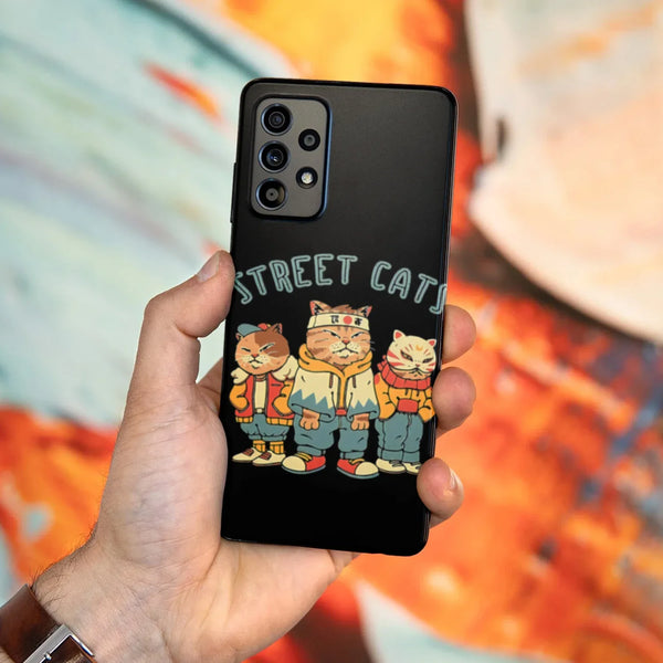 Husa compatibila cu Samsung Galaxy A53 5G model Street cats, Silicon, TPU, Viceversa - Viceversa