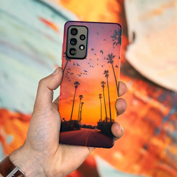 Husa compatibila cu Samsung Galaxy A53 5G model Sunset, Silicon, TPU, Viceversa - Viceversa